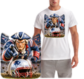 New England Patriot in th House Football Short Sleeve T-Shirt