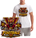 Downtown Washington Football Player Short Sleeve T-Shirt