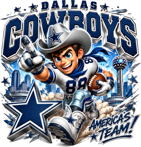 Dallas Cowboys Football Short Sleeve T-Shirt
