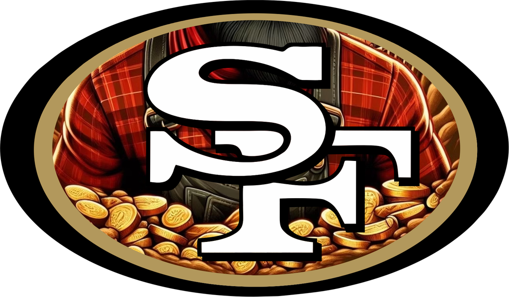 SF 49er Gold Logo Short Sleeve T-Shirt