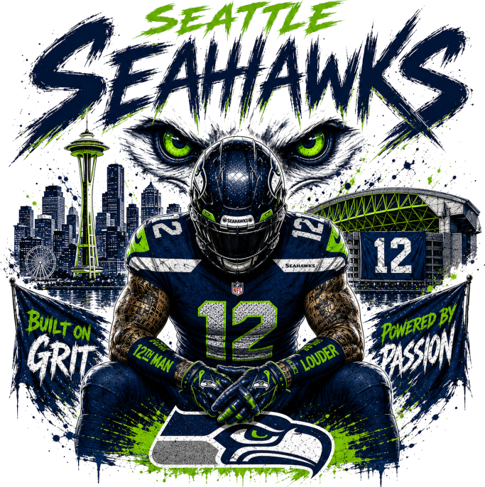 Seattle Seahawks 12th Man Short Sleeve T-Shirt