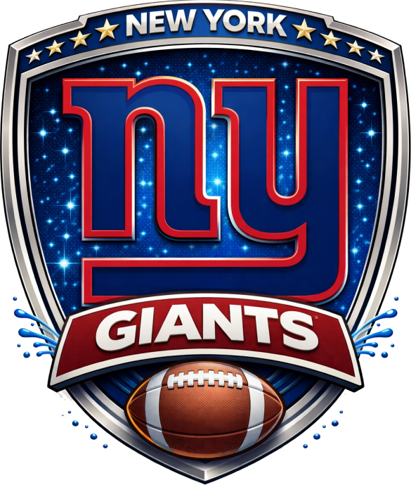 NY Football Shield Giants Short Sleeve T-Shirt