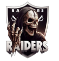 Los Vegas Raider Skully Football Shield Short Sleeve T-Shirt
