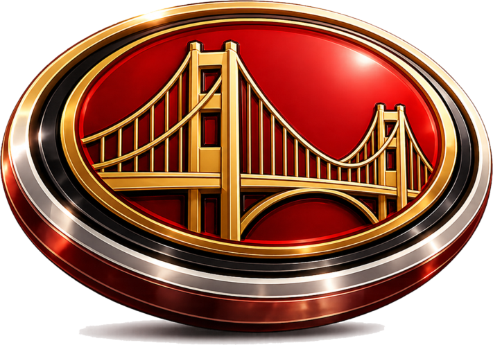 49er Golden Gate Bridge Short Sleeve T-shirt