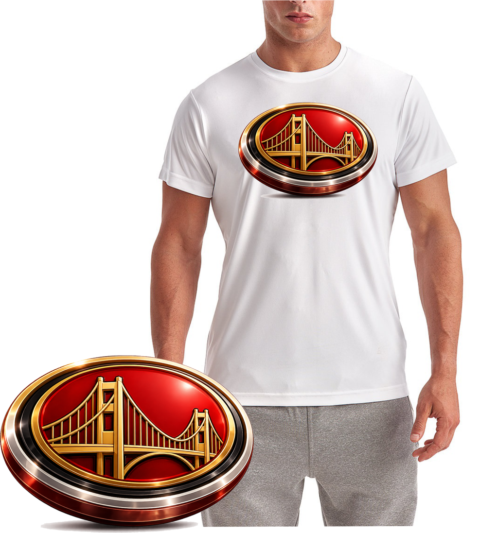 49er Golden Gate Bridge Short Sleeve T-shirt