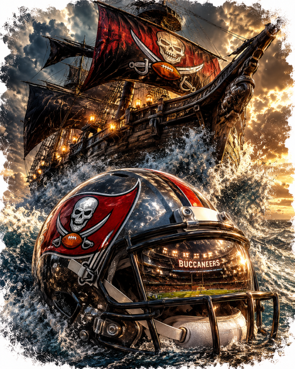 Tampa Bay Buccaneer Football Ship Short Sleeve T-Shirt