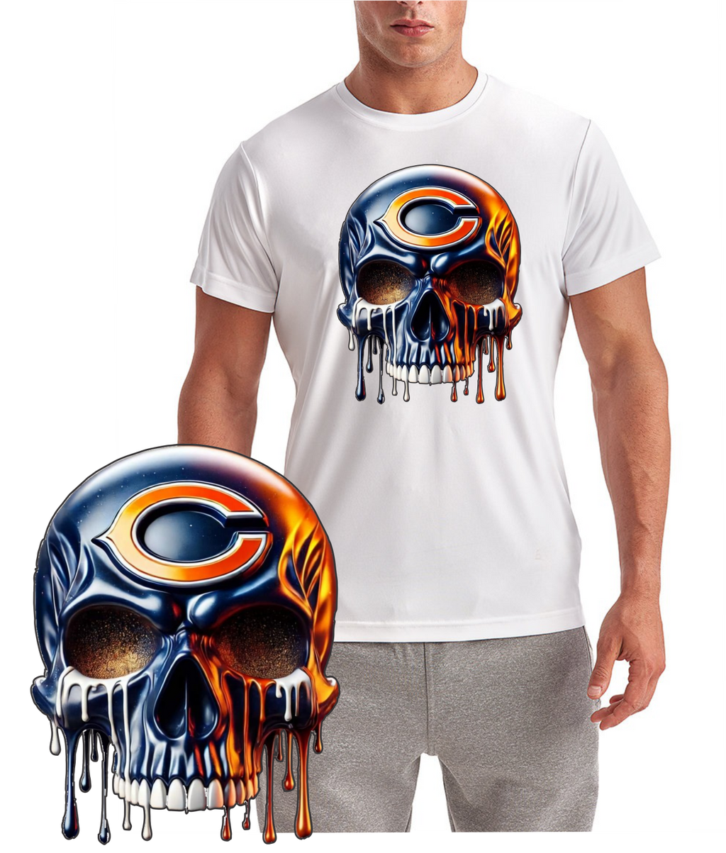 Chicago Skull Short Sleeve T-Shirt