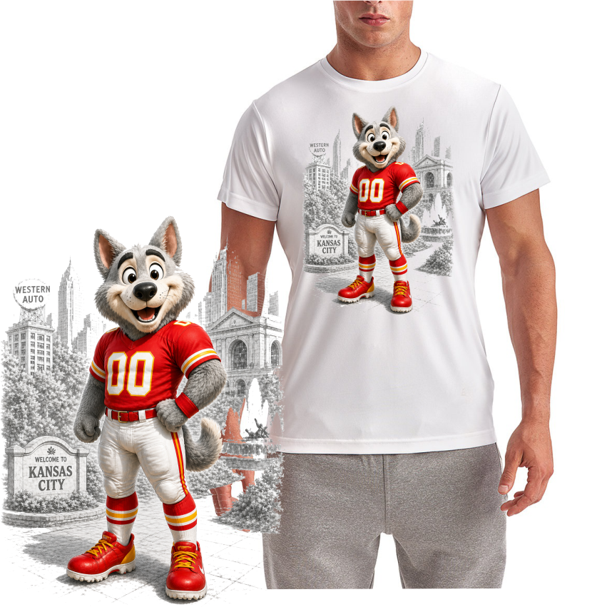 KC Mascot Downtown Short Sleeve T-Shirt