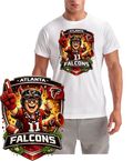 Atlanta Falcon Fan Shield Short Sleeve T-Shirt