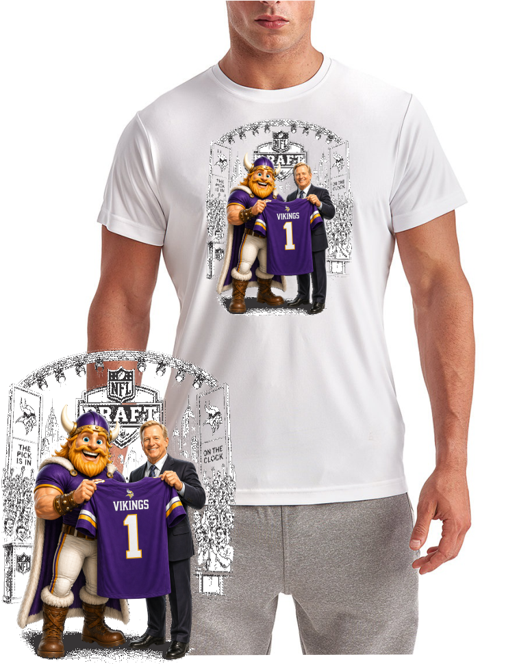 Minnesota Viking Draft Day Short Sleeve T-Shirt