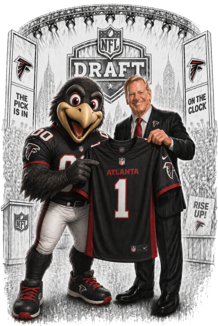 Atlanta Draft Day Falcon Short Sleeve T-Shirt