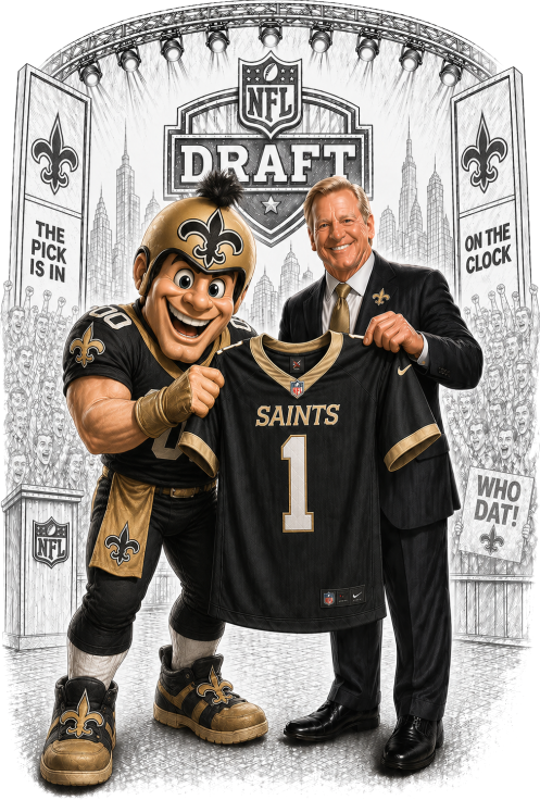 New Orlean Saints Daft Day Football Short Sleeve T-Shirt