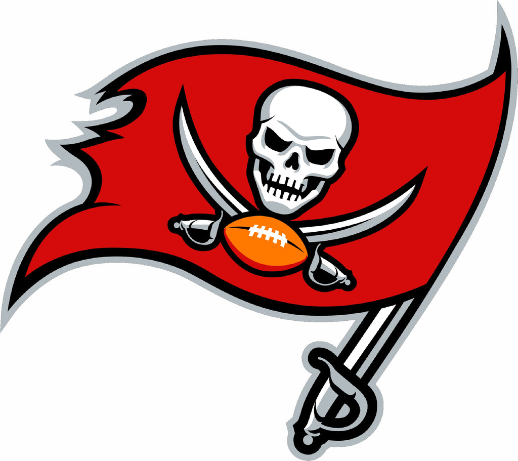 Classic Buccaneer Flag Football Logo Short Sleeve T-Shirt