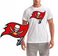 Classic Buccaneer Flag Football Logo Short Sleeve T-Shirt
