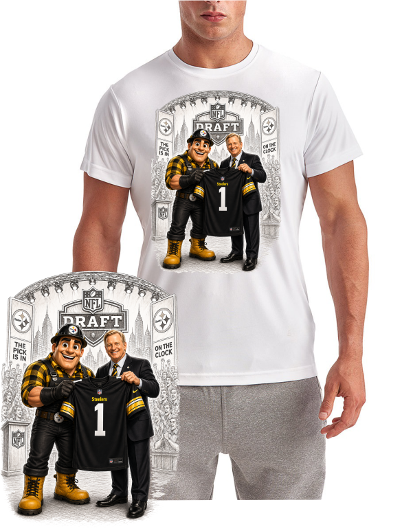 Pittsburgh Football Mascot Draft Day Short Sleeve T-Shirt