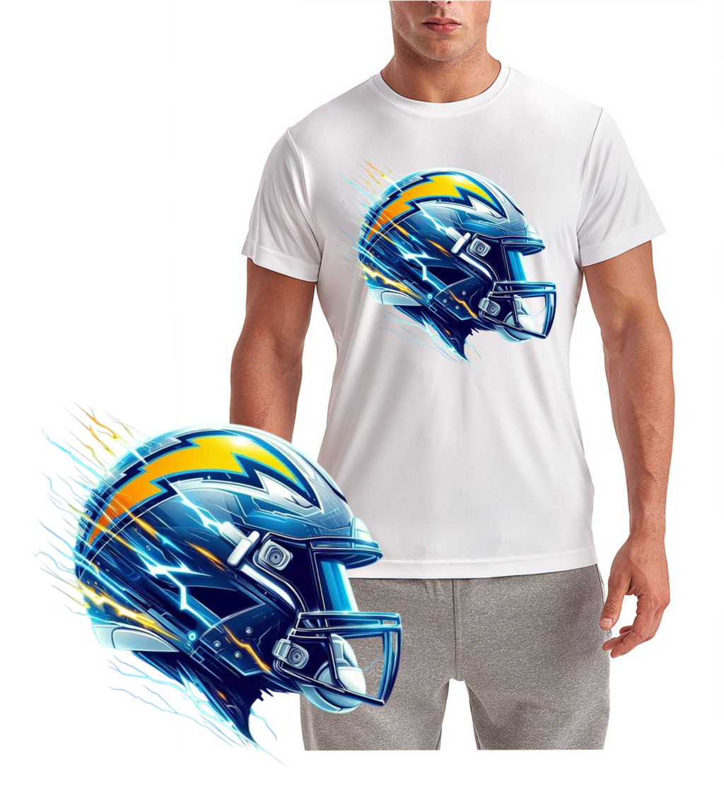 Charger Helmet Short Sleeve T-Shirt