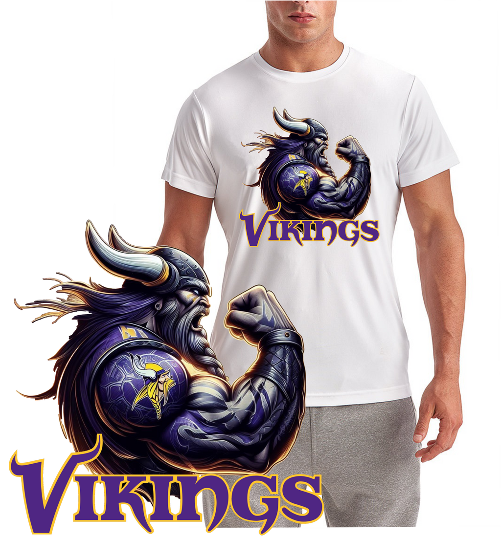 Strong Minnesota Viking Short Sleeve T-Shirt