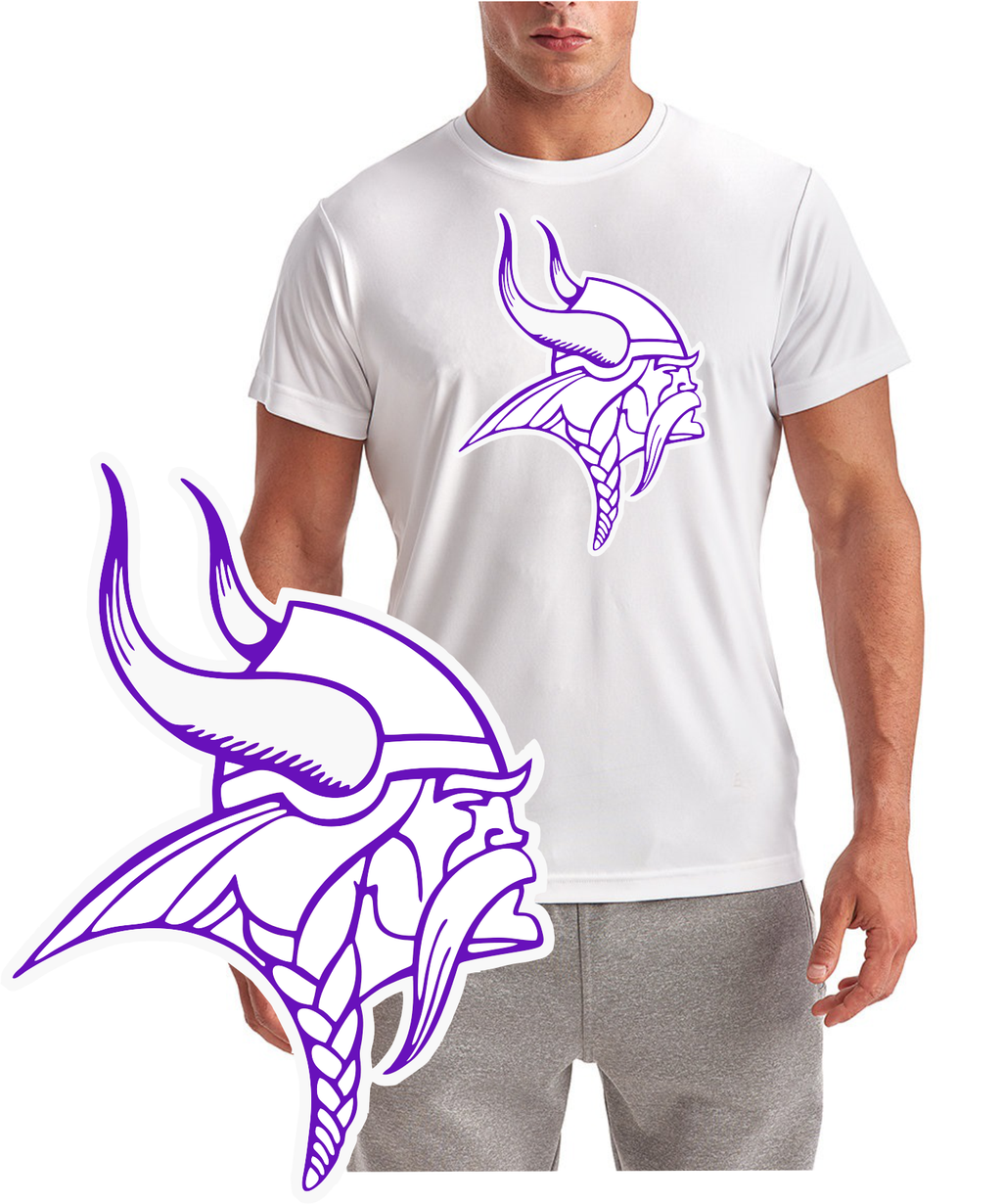 Minnesota Viking Whiteout Short Sleeve T-Shirt