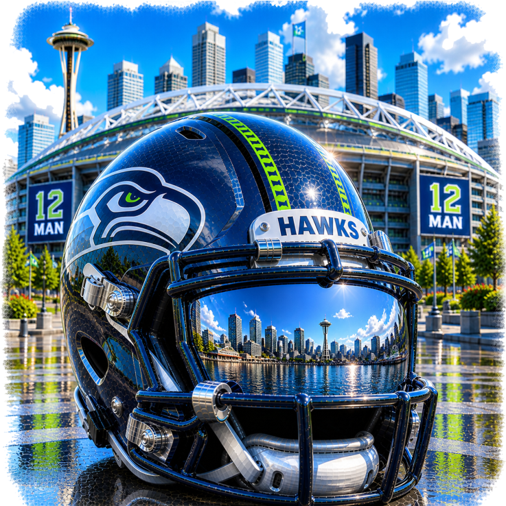 Seattle Football Seahawk Short Sleeve T-Shirt