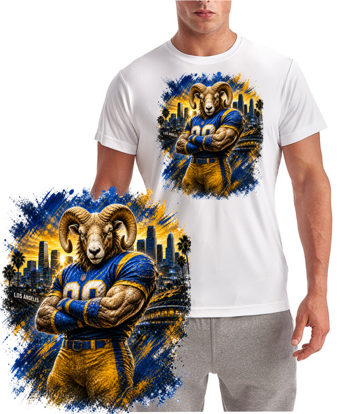 Los Angeles Rams Football in the City Short Sleeve T-Shirt
