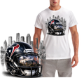 Downtown Texans Helmet Short Sleeve T-Shirt