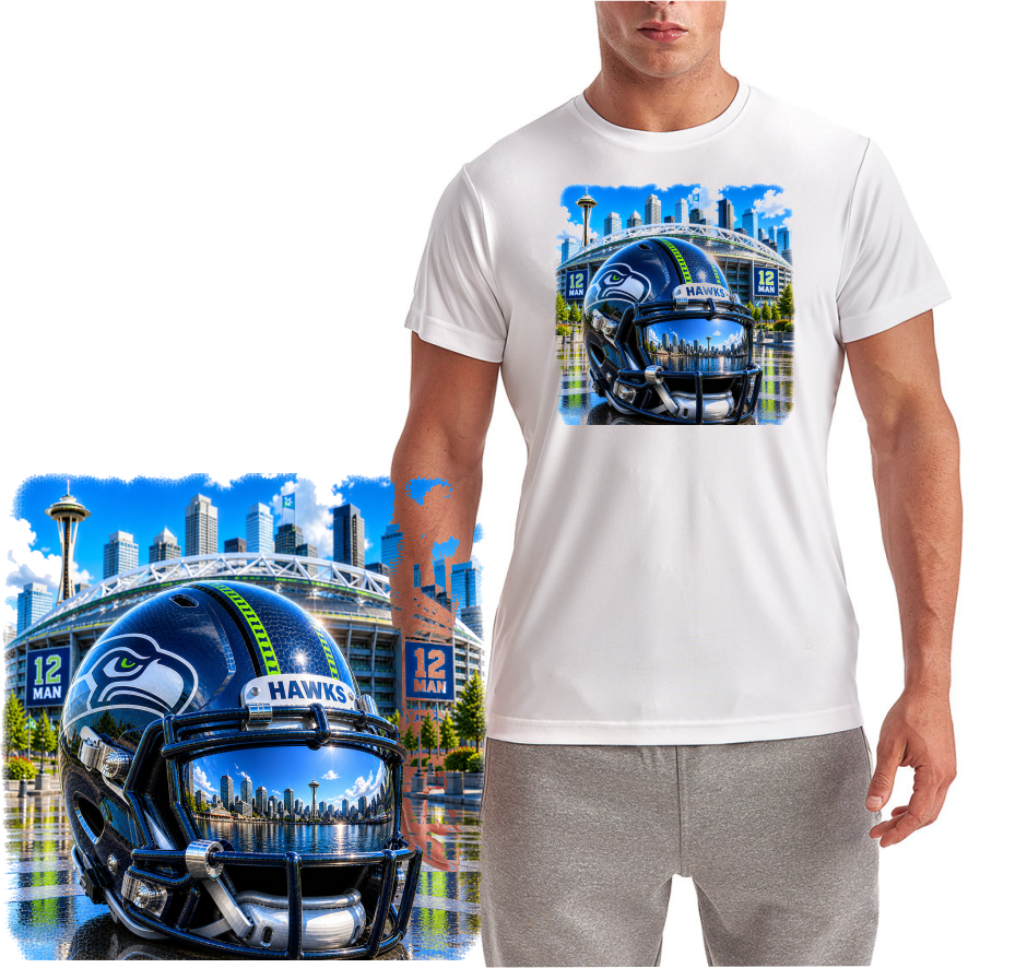 Seattle Football Seahawk Short Sleeve T-Shirt