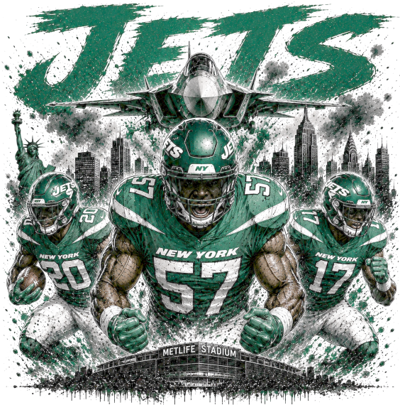 New York Jets Short Sleeve T-Shirt