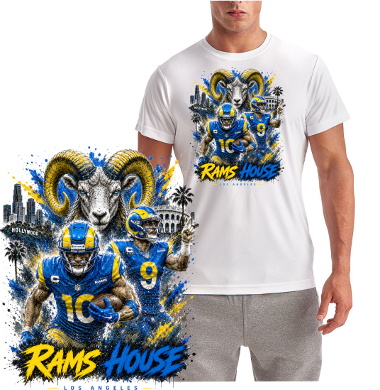 LA Rams Short Sleeve T-Shirt