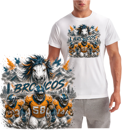 Denver Bronco Short Sleeve T-Shirt