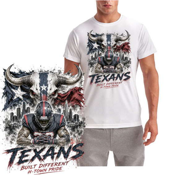 Texas Texan Thinker Short Sleeve T-Shirt