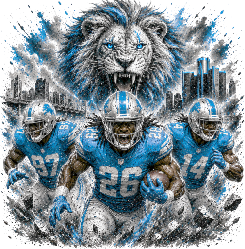 Detroit Lions Short Sleeve T-Shirt