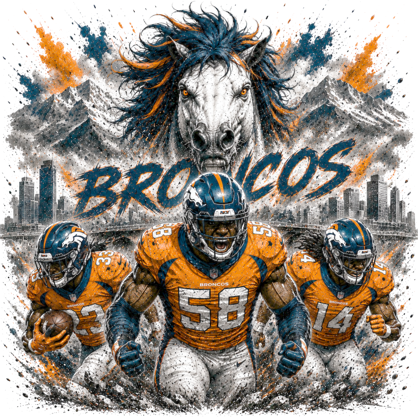 Denver Bronco Short Sleeve T-Shirt