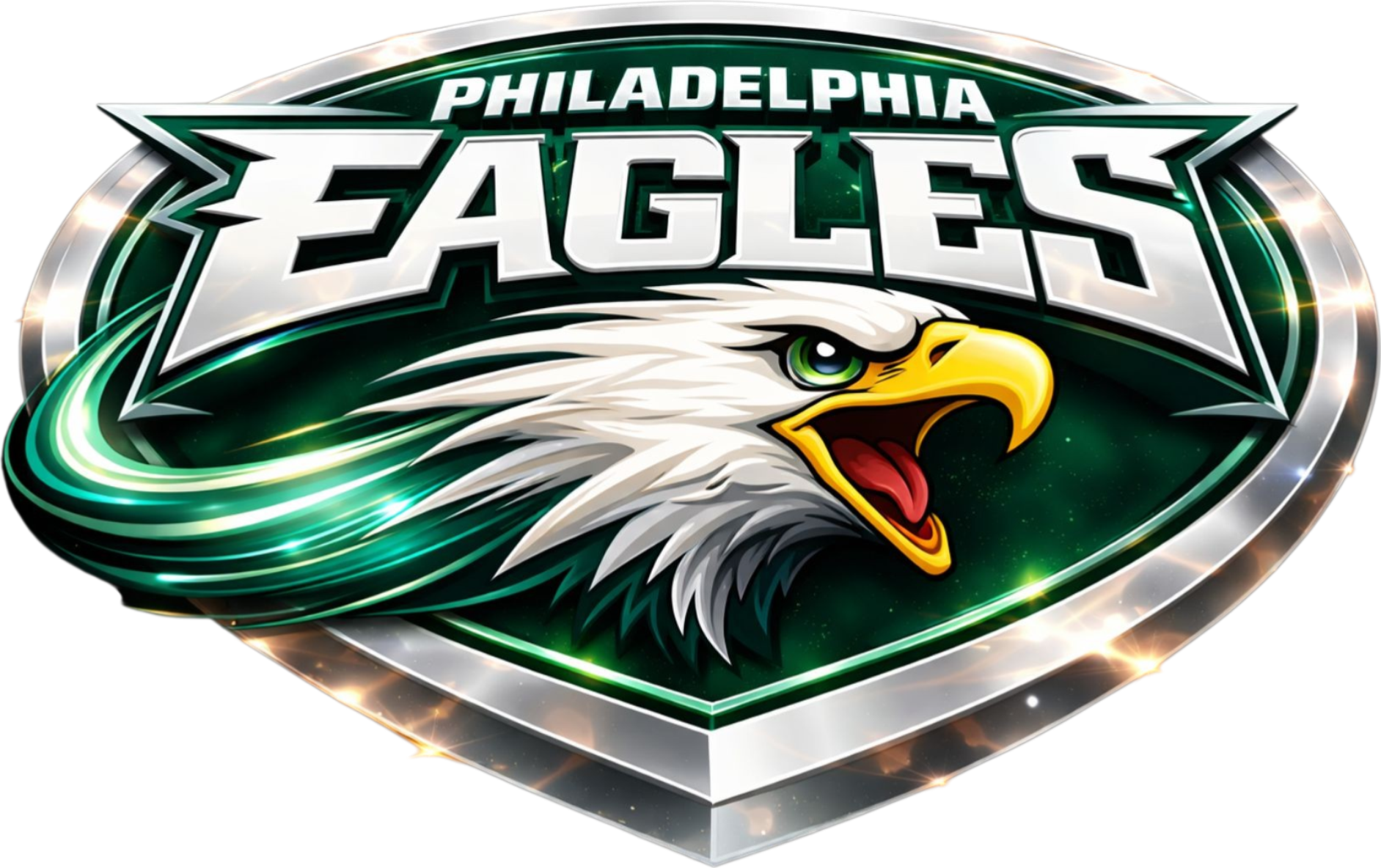 Eagles Shine On Philadelphia Football Short Sleeve T-Shirt