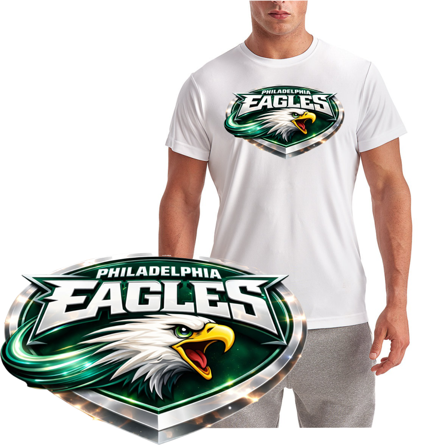 Eagles Shine On Philadelphia Football Short Sleeve T-Shirt