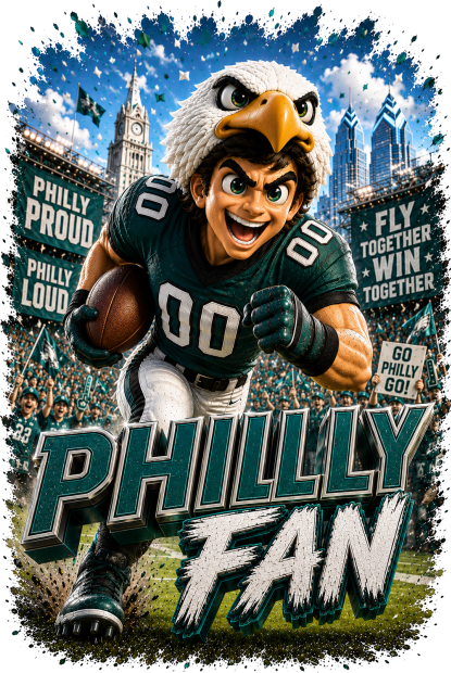 Philly Fan Eagles Short Sleeve T-Shirt
