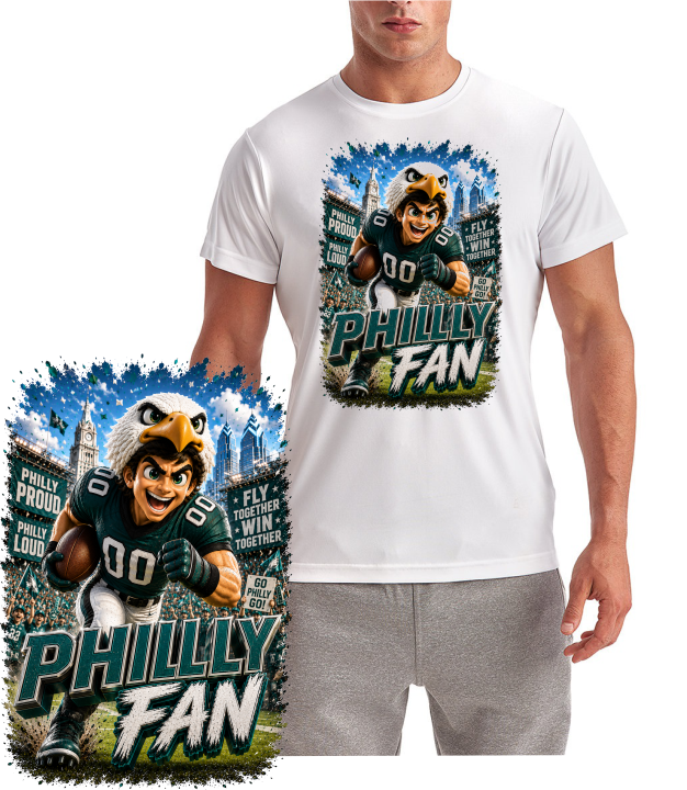 Philly Fan Eagles Short Sleeve T-Shirt