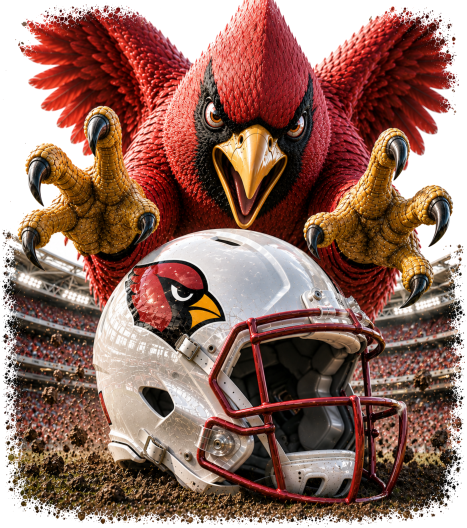 Cardinal in the Stadium Short Sleeve T-Shirt