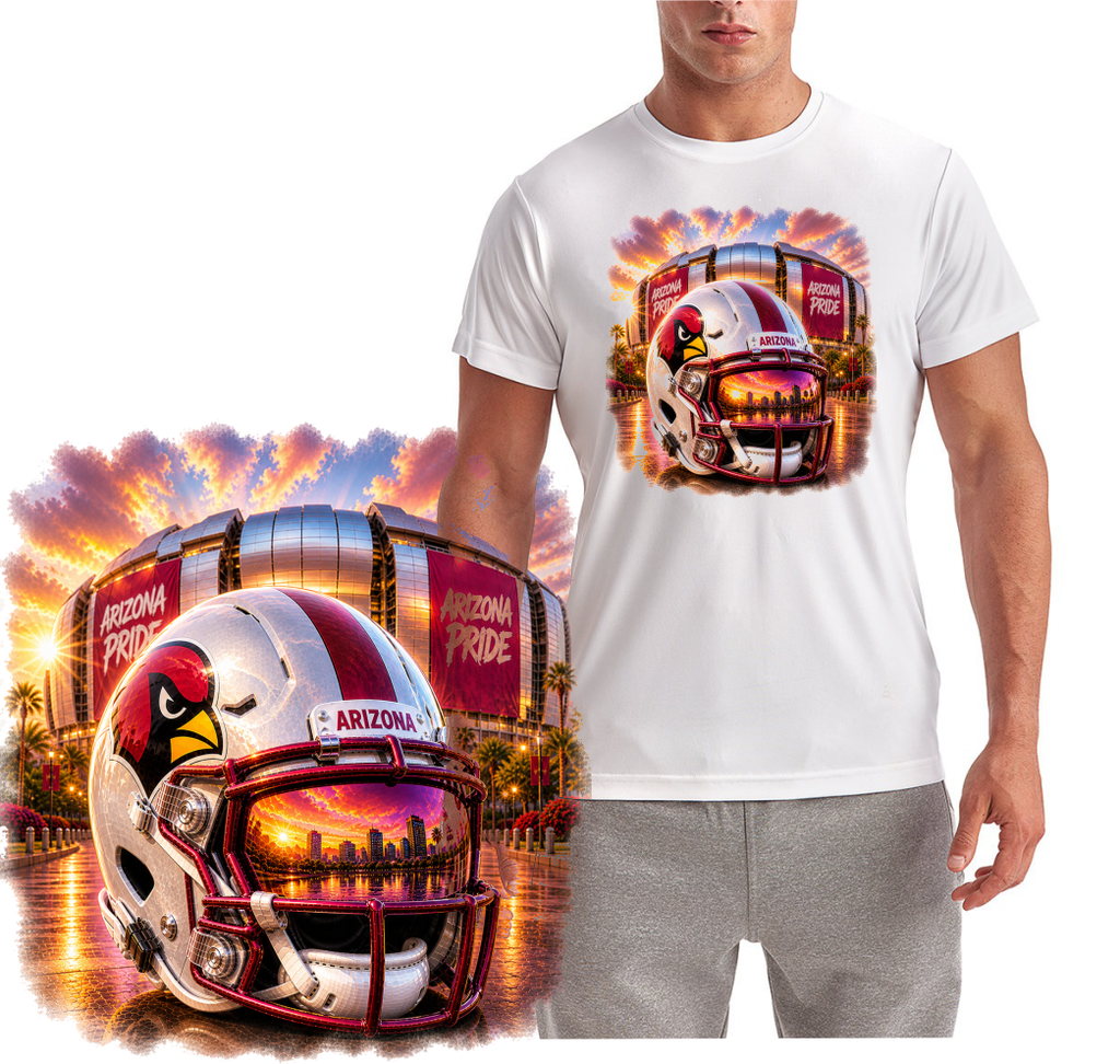Cardinal Stadium Helmet Short Sleeve T-Shirt