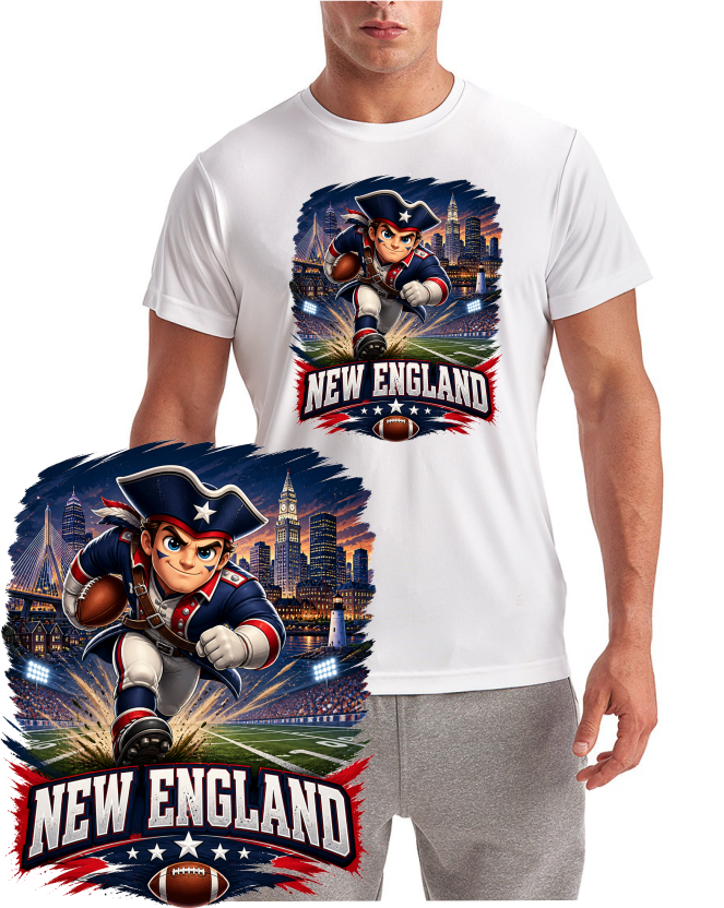 New England Football Patriot Short Sleeve T-Shirt