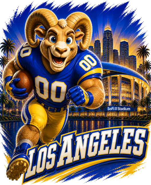 Los Angeles SOFI Stadium Rams Short Sleeve T-Shirt