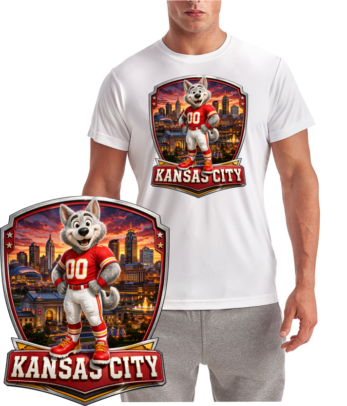 Kansas City Mascot Short Sleeve T-Shirt
