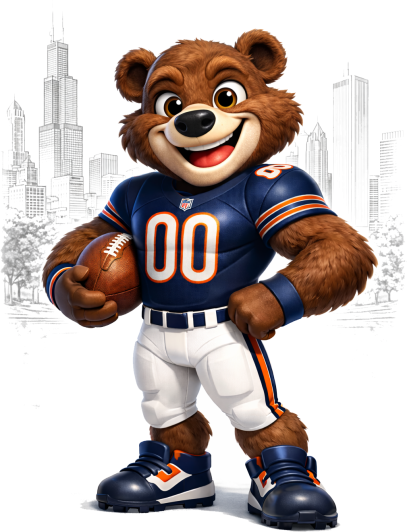 Downtown Bear, Chicago Style Short Sleeve T-Shirt