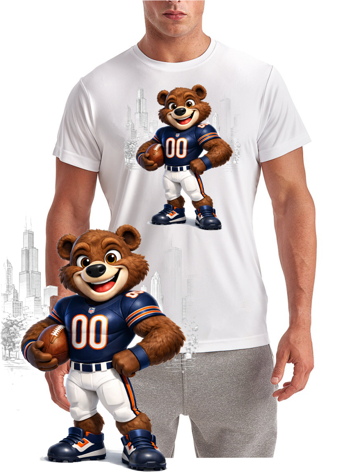 Downtown Bear, Chicago Style Short Sleeve T-Shirt