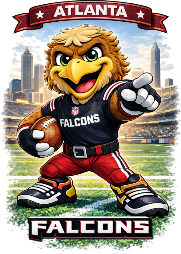 ATL Falton on the Field Football Short Sleeve T-Shirt