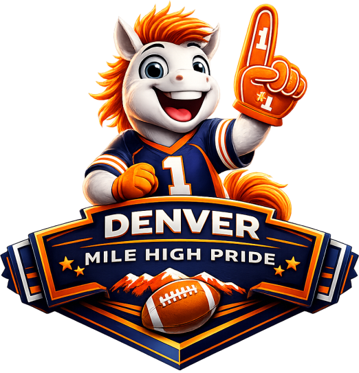 Baby Bronco Number One Shield Denver Short Sleeve T-Shirt