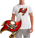 Buccaneer Football Flag Short Sleeve T-Shirt