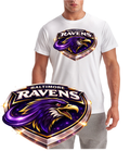 Baltimore Raven Football Shield Short Sleeve T-Shirt