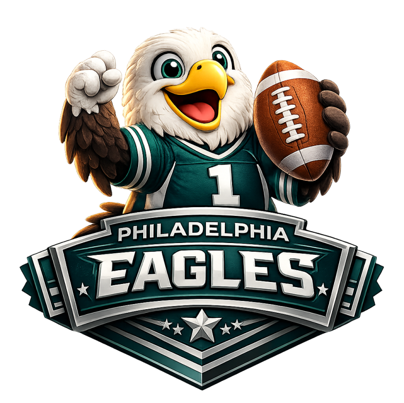 Philadelphia Young Eagle Football Fan Short Sleeve T-Shirt