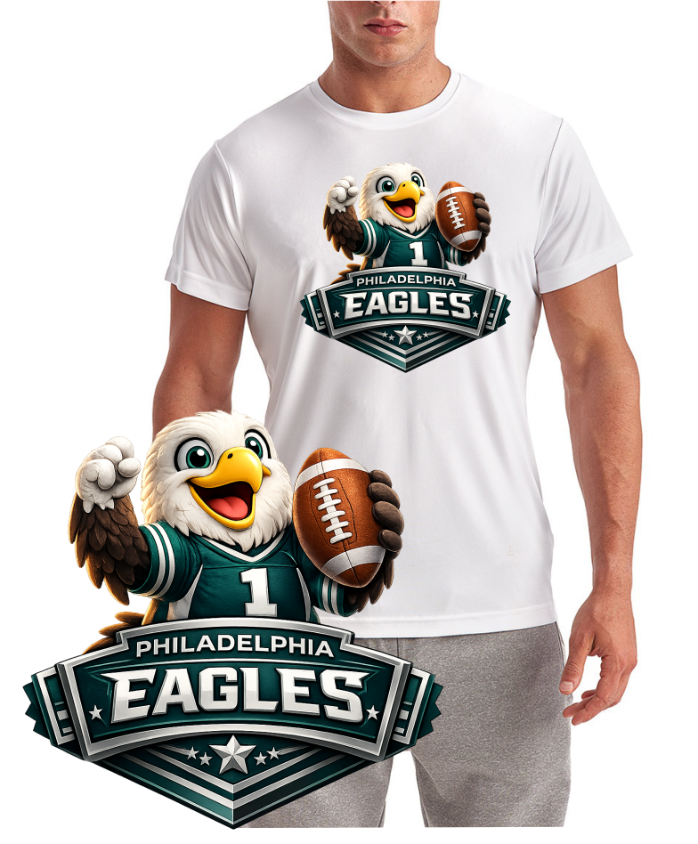Philadelphia Young Eagle Football Fan Short Sleeve T-Shirt