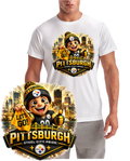 Pittsburgh Steeler Cartoon City Short Sleeve T-Shirt
